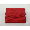 Louis Vuitton Epi Card Case, Red