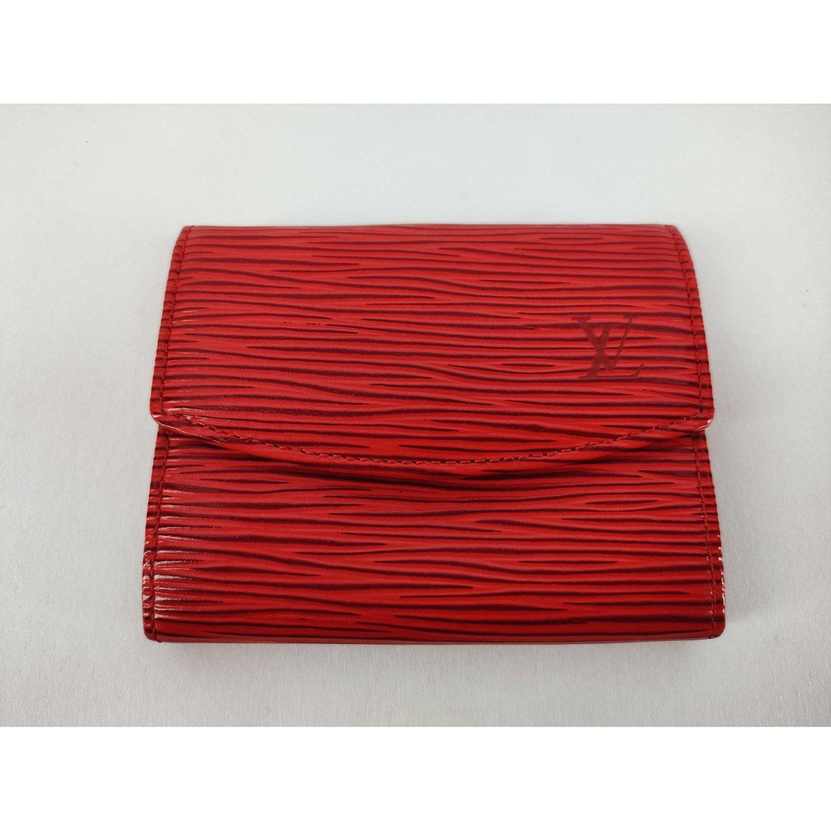 Louis Vuitton Epi Card Case, Red