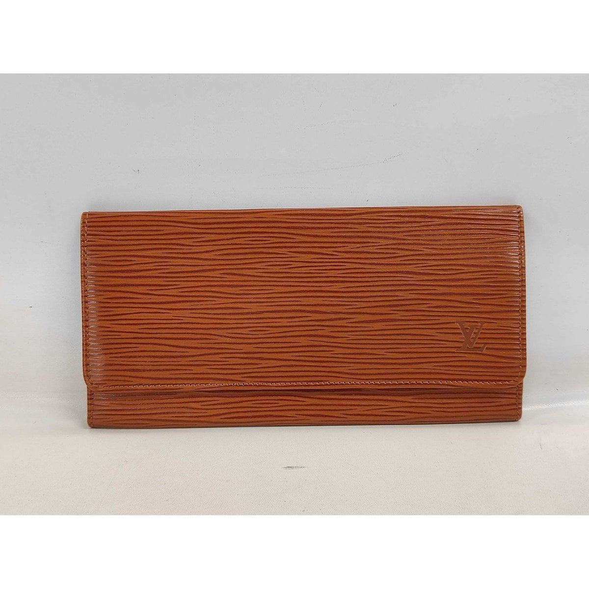 Louis Vuitton Epi Long Wallet, Cognac