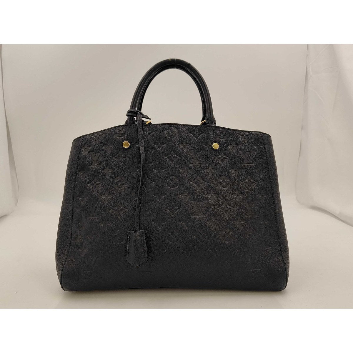 Louis Vuitton Montaigne MM, Monogram Empreinte, Black
