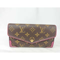 Louis Vuitton Sarah Retiro Wallet, Monogram, Fuchsia