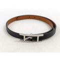 Hermès Behapi Double Tour Bracelet, Black/Brown