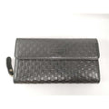 Gucci Micro Guccissima Long Wallet, Black